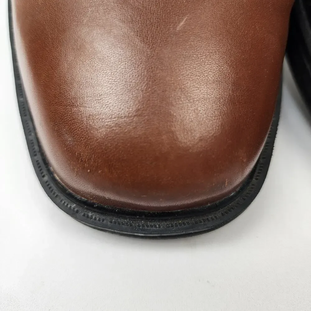 Dr. Comfort Joseph 7130 Mens 15W Diabetic Brown Strap (Hook & Loop) Shoes EUC